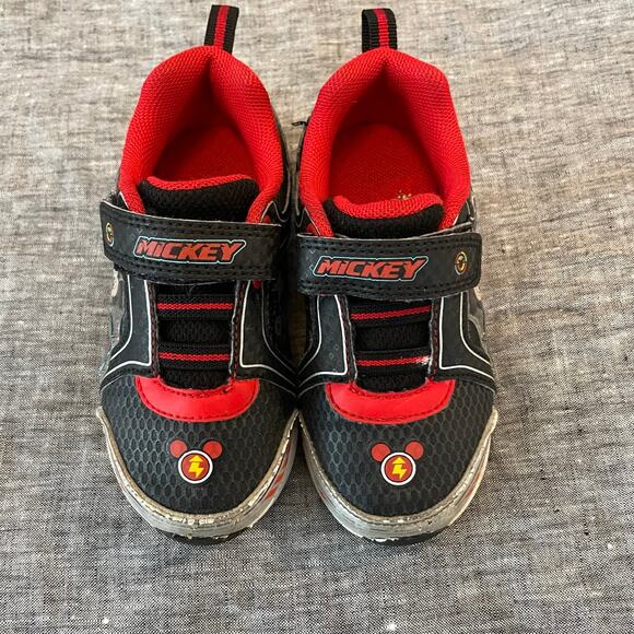 Mickey Mouse Toddler 8 Velcro Sneakers - Picture 2 of 7